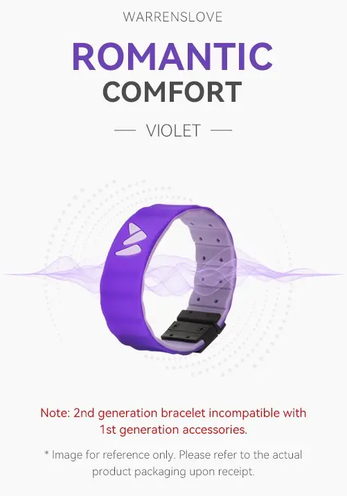 WarrensLove Bracelet - Romantic Comfort (Purple)